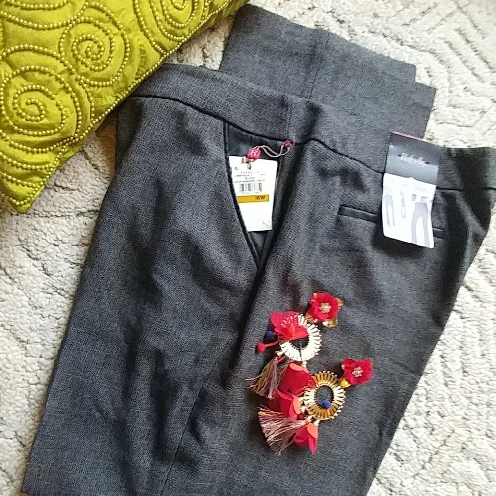 NWT Rafaella Straight Leg Trouser Pants
